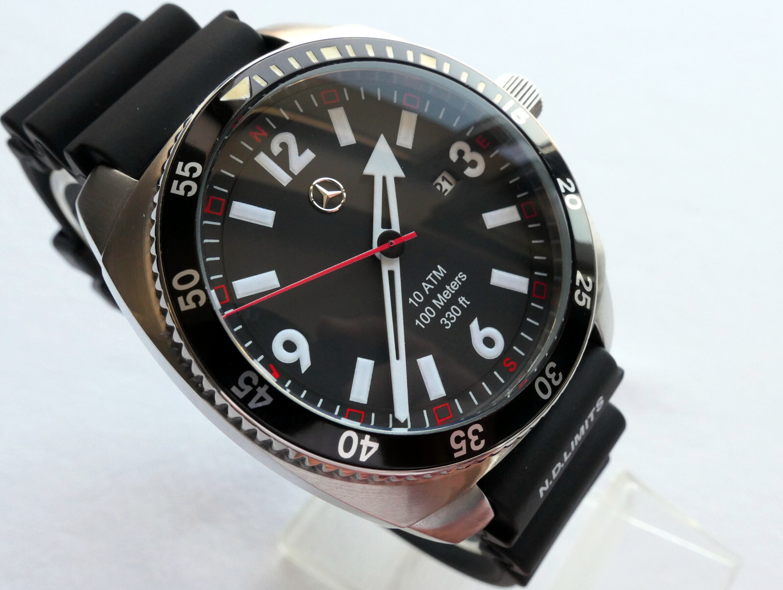 Mercedes Benz Motorsport Racing AMG DTM Pilot Aviator Sport Car Accessory Watch