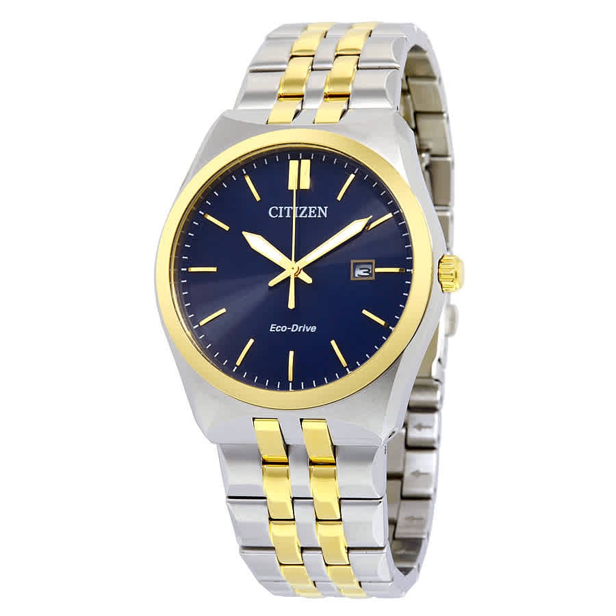 Citizen Corso Eco-Drive Blue Dial Two-tone Men’s Watch BM7334-58L