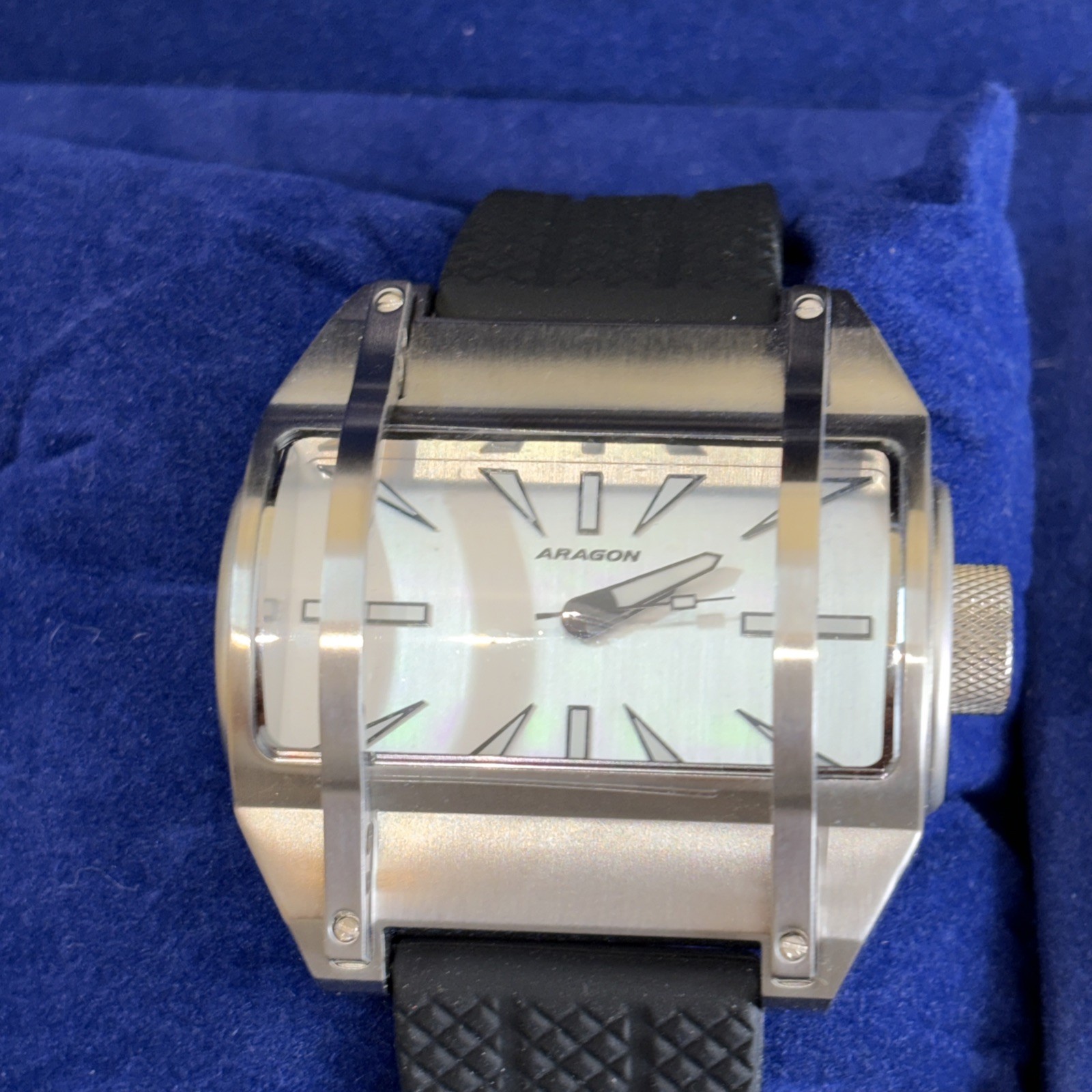 Aragon A277SLV Concept S Automatic Men’s Watch Silver Dial