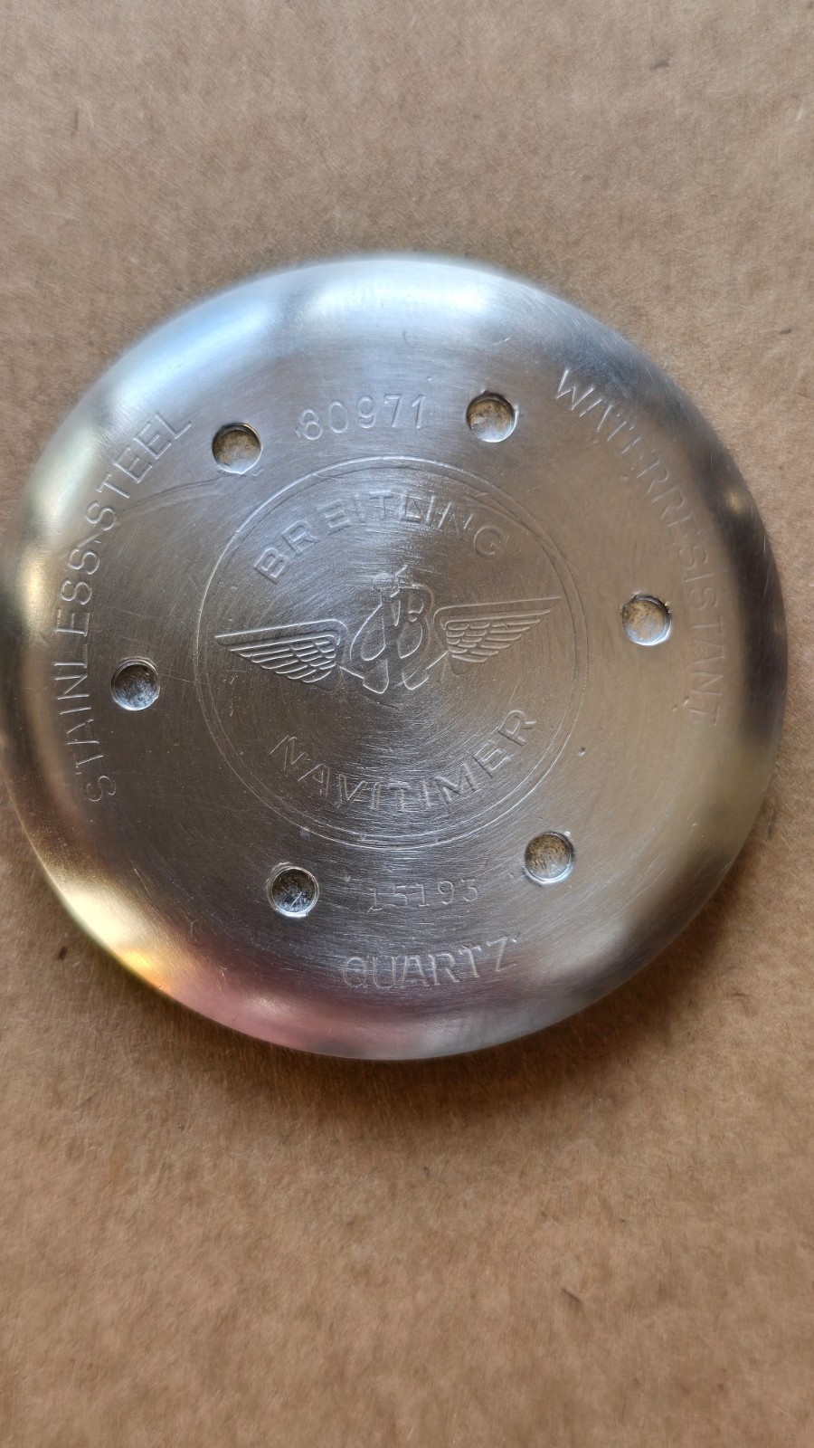 Ultra Rare Breitling Jupiter 3300 Case Back & Seal – Spares!