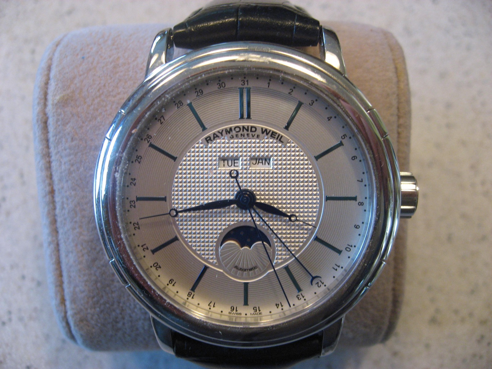 Raymond Weil Geneva Maestro Automatic Moon Phase Men’s Watch 2869 Month/Date/Day