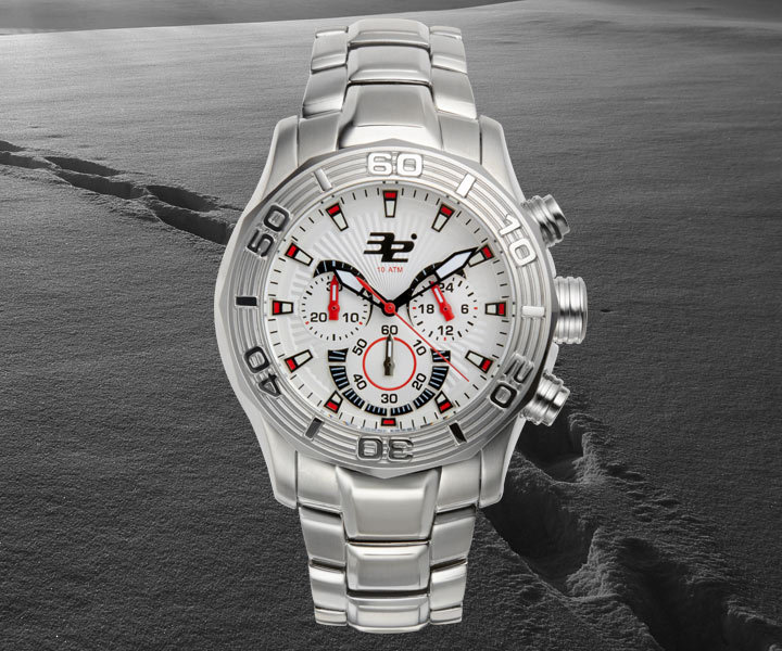 32 Degrees Polar Chronograph Mens Diver Watch / MSRP $1,400.00 ( 2 COLORS )