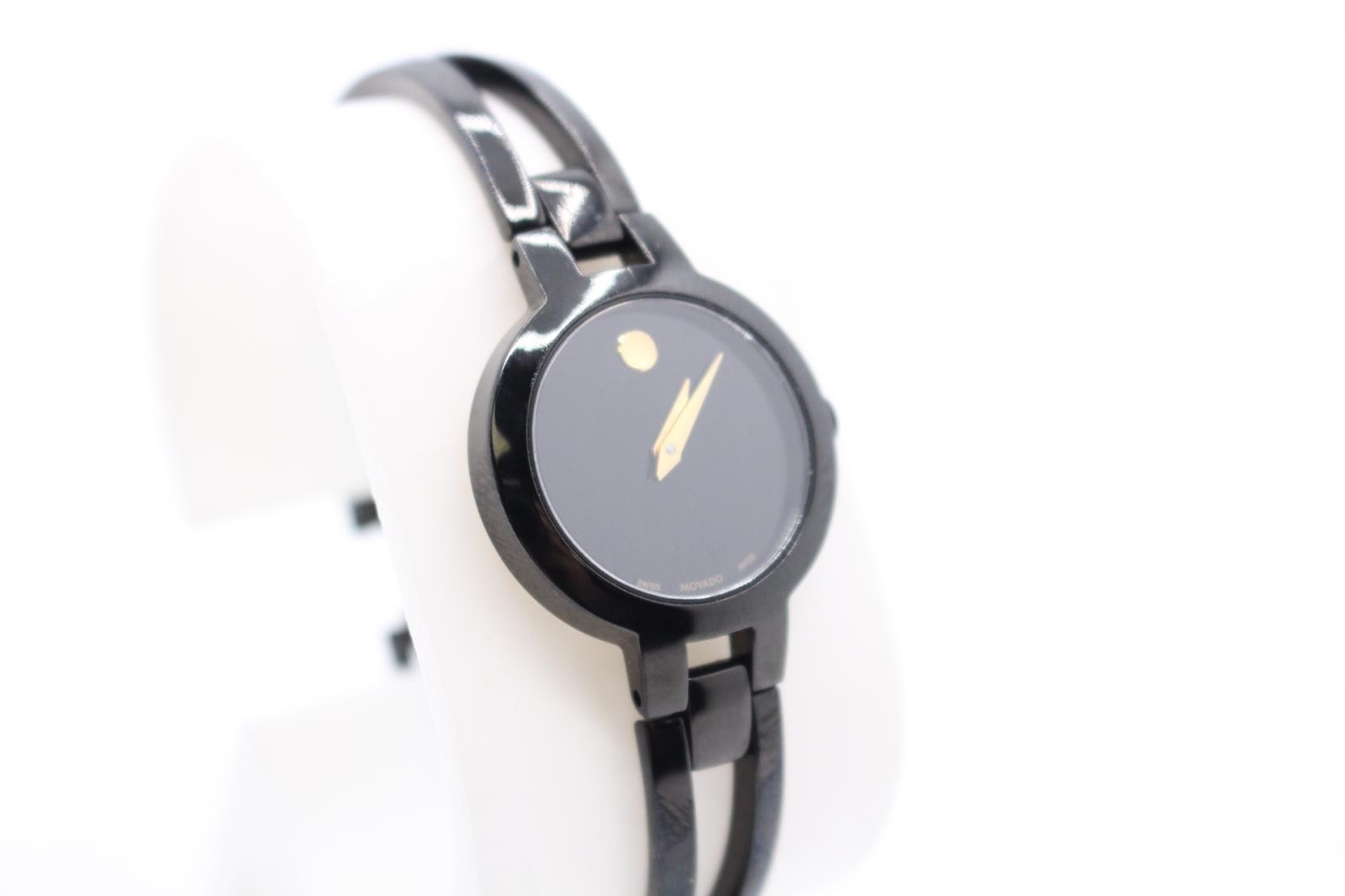 Movado Amorosa Women’s Watch 0607795 | Black Dial | Sapphire Crystal Swiss Made
