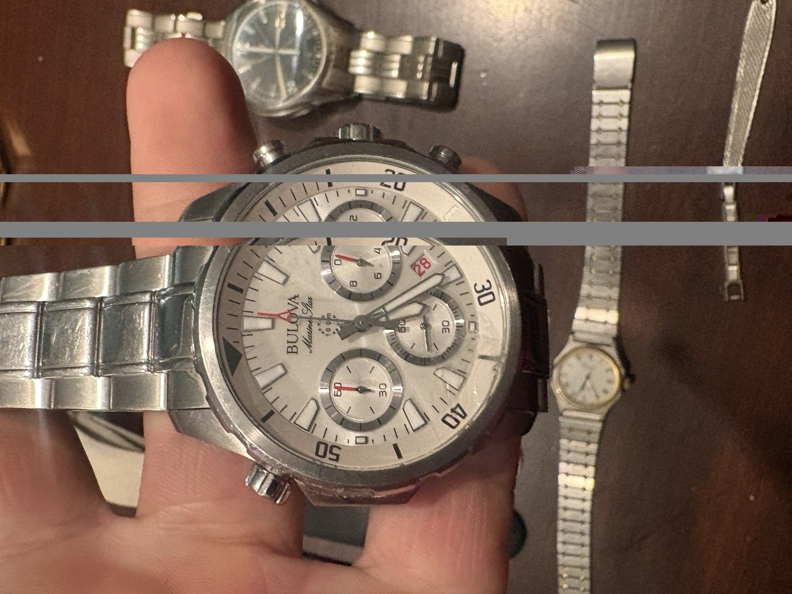 Watch Lot Bulova Marine Star Apple Watch Vintage Men Women’s Watches