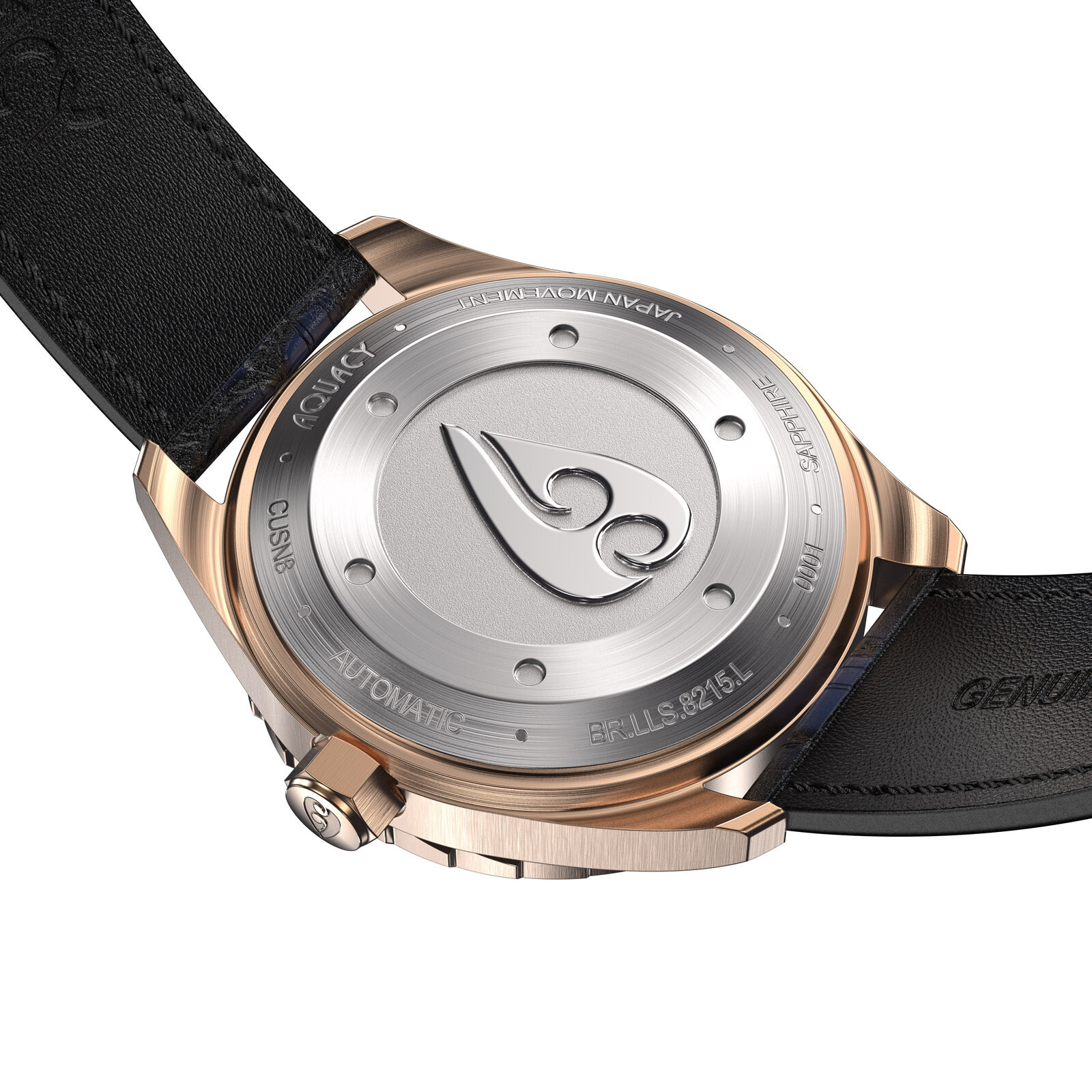 Aquacy Bronze CuSn8 Men’s Lapis Lazuli Stone Dial Watch Automatic 200M Miyota
