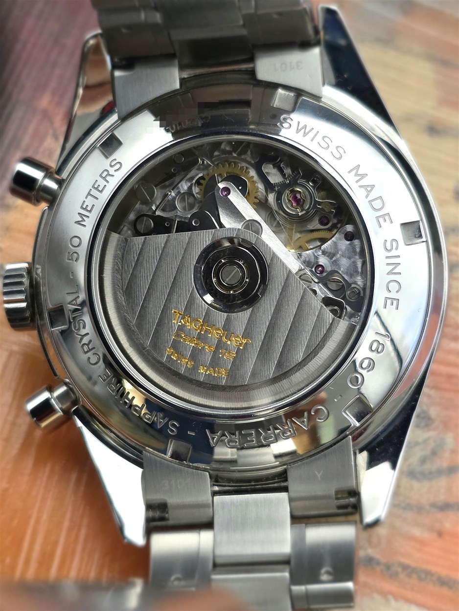 Tag Heuer Calibre 16 Carrera Chronorgraph Mens Steel 41mm Watch CV201AJ