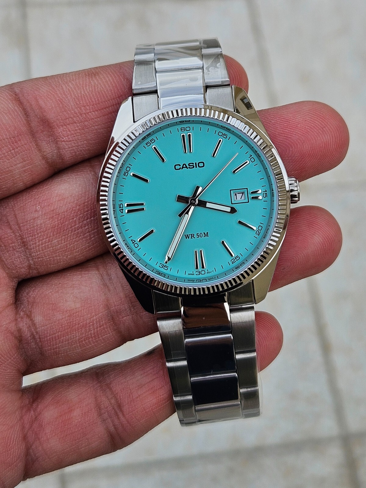 “Casio MTP-1302PD Light Blue Dial – Classic Men’s Stainless Steel LIMITED STOCK
