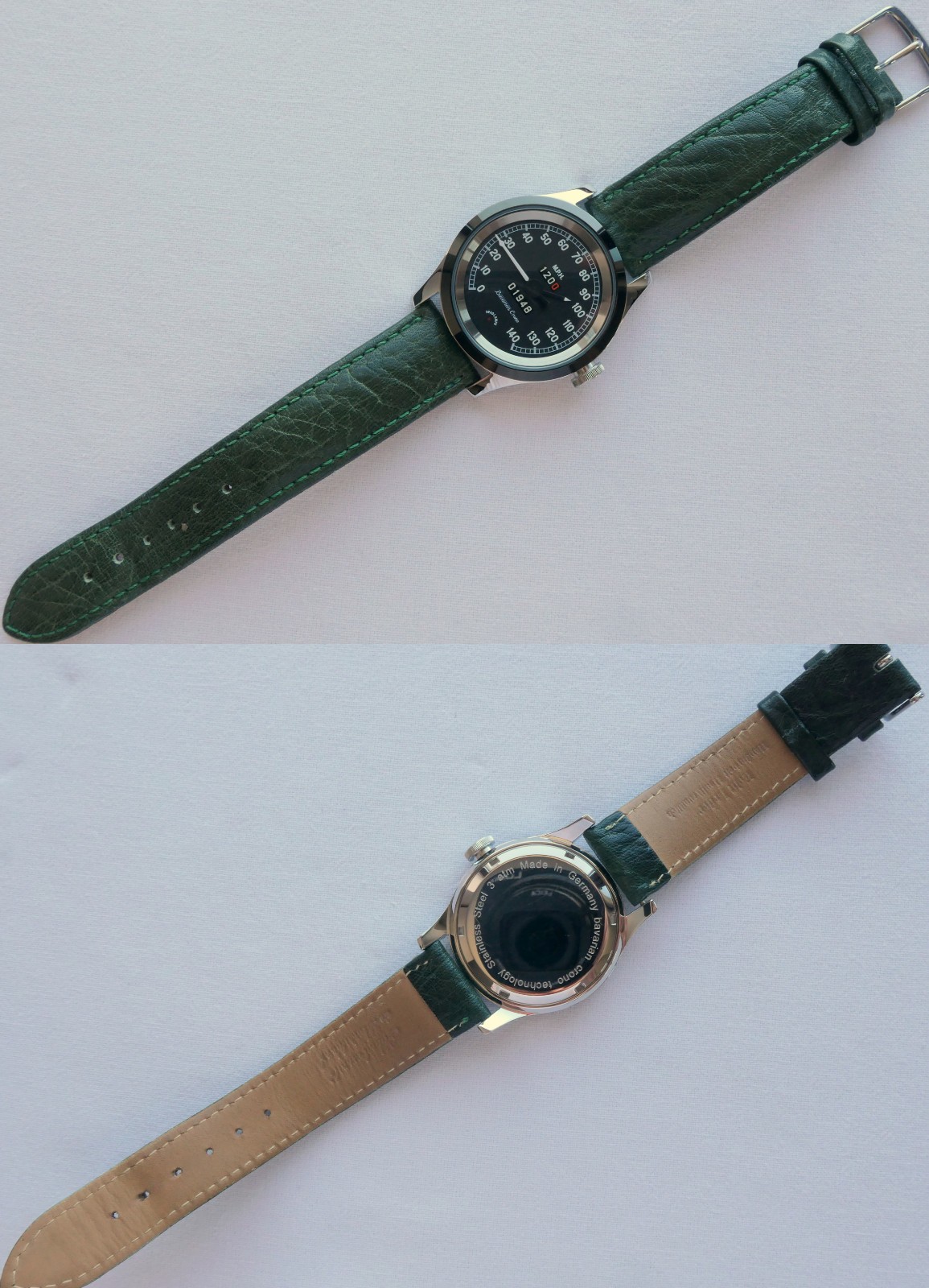 Jaguar XK120 XK 120 Classic British Sport Car Speedometer Accessory Swiss Watch