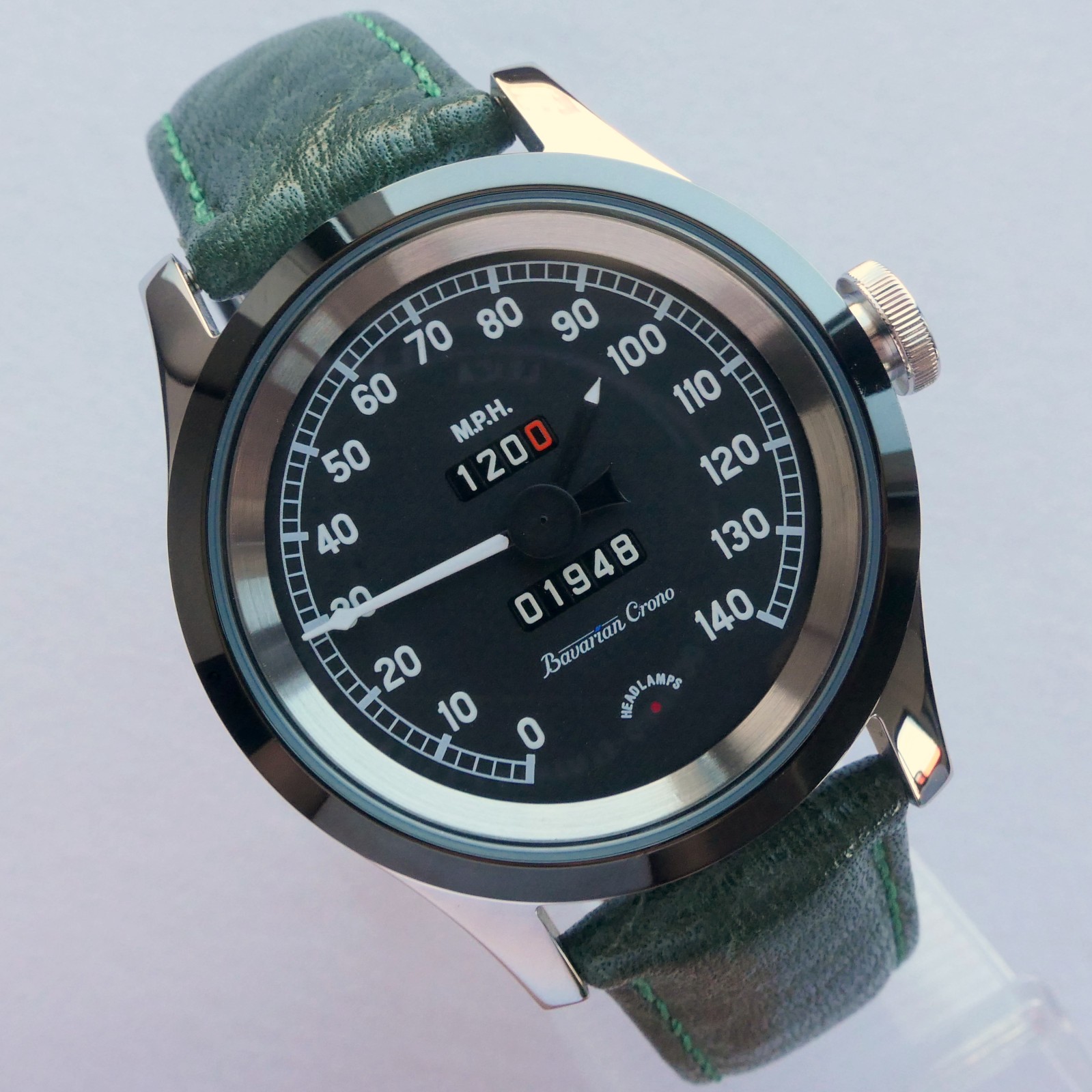 Jaguar XK120 XK 120 Classic British Sport Car Speedometer Accessory Swiss Watch