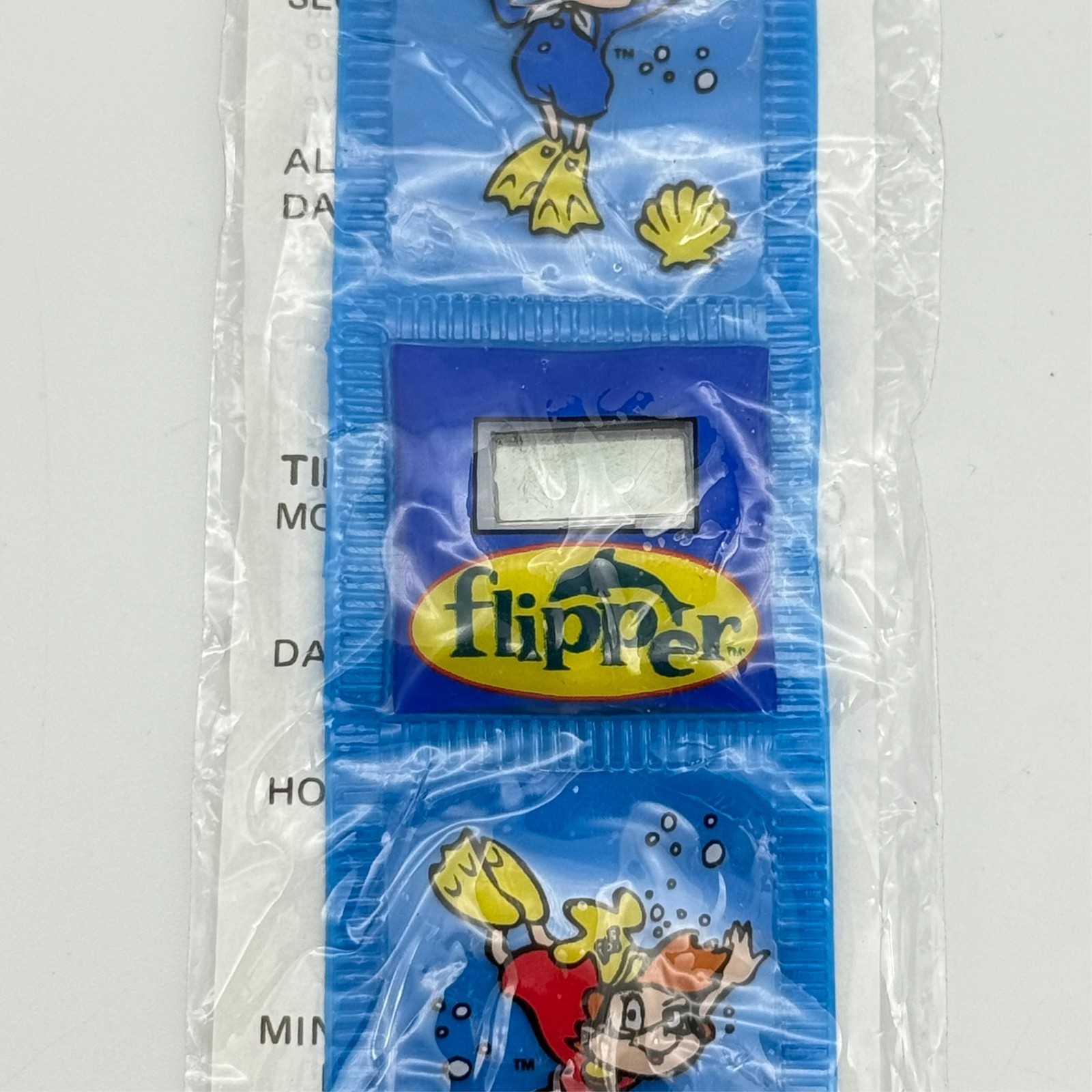 Vintage NOS 1996 Flipper Kellogg’s 40th Anniversary 90’s Digital Watch Bracelet