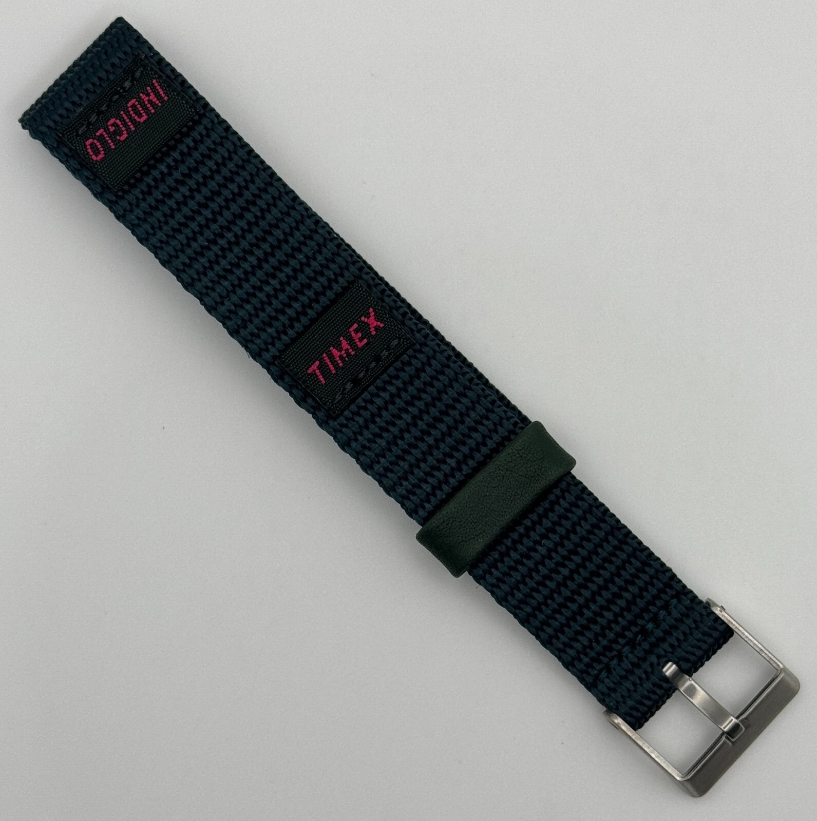 15mm Vintage Timex Ironman Triathlon Women Nylon Watch Band PINK/GREEN – NEW!