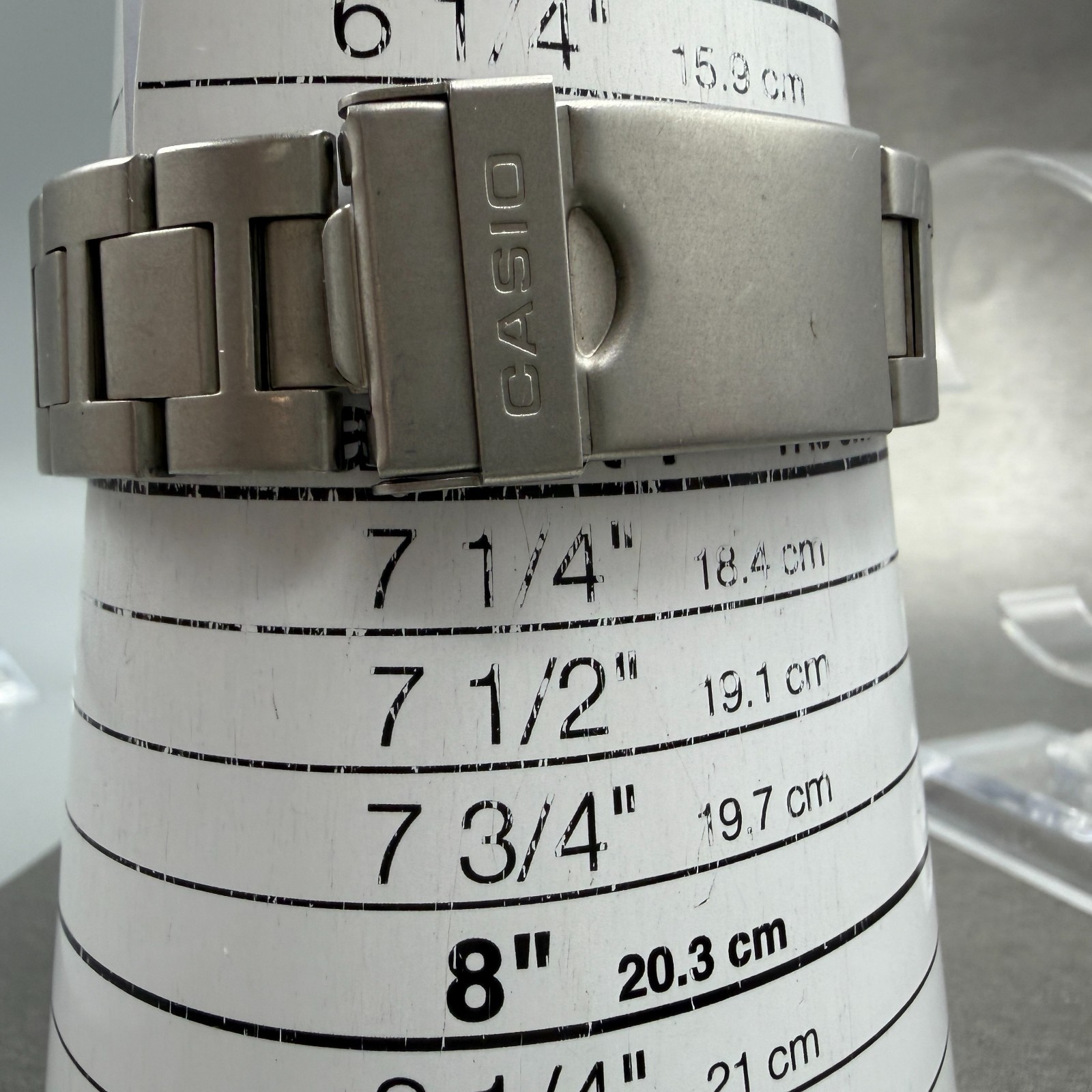 Casio Duro 200 Watch Men 47mm Gray Dial Silver Tone Round DRO-210 New Battery