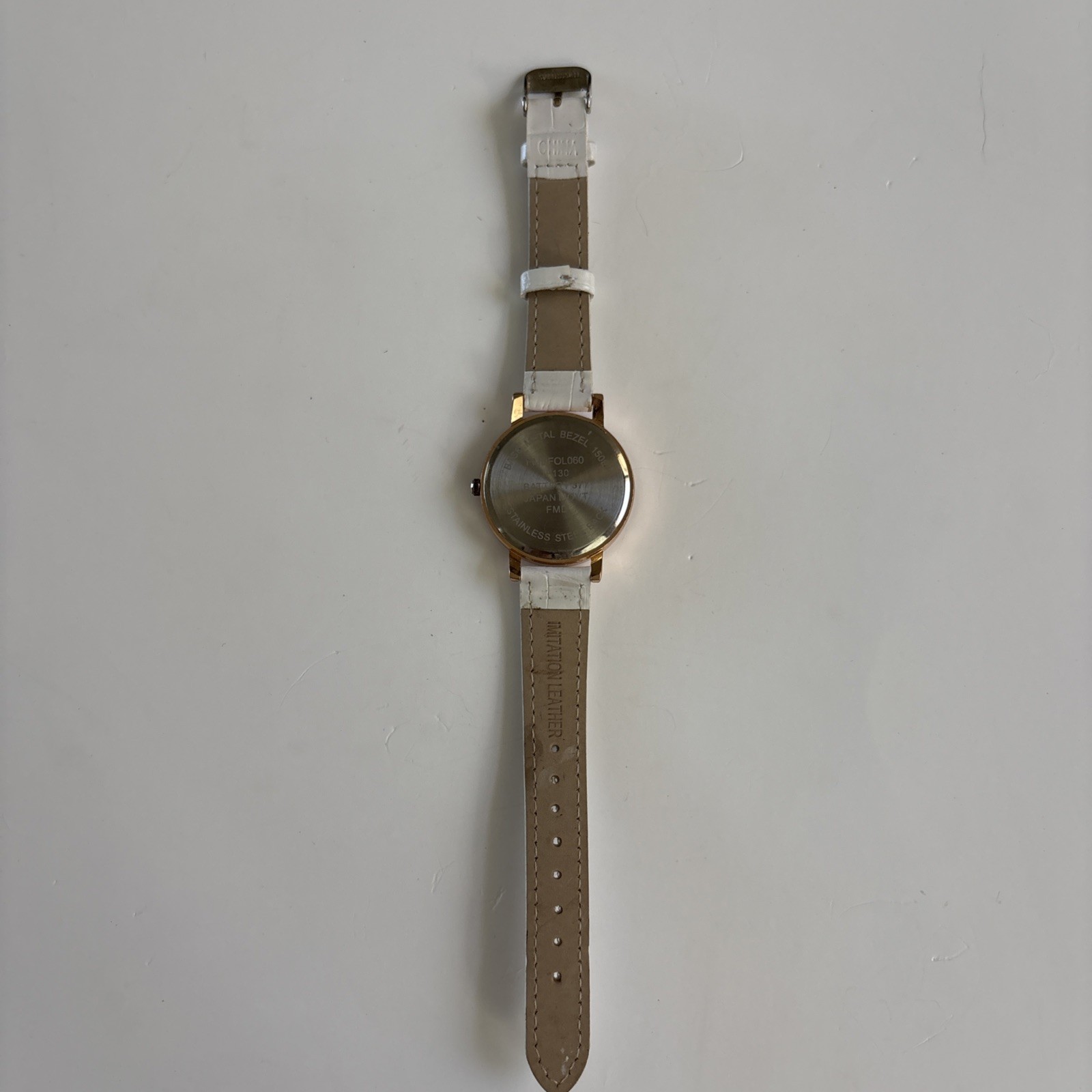 Folio Glitter Face Fashion Watch: New Battery