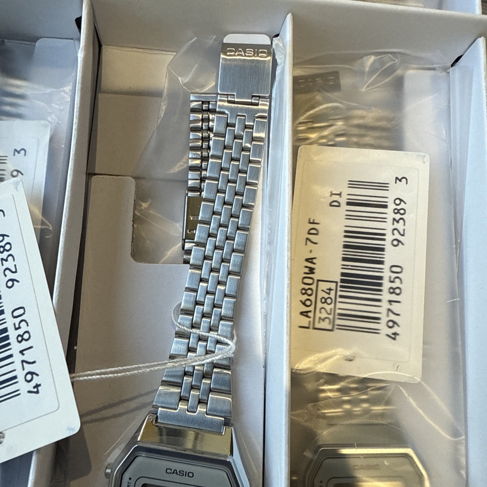 Casio LA680WA-7D Ladies Watch Stainless Steel Digital Retro Multi-Function LA680