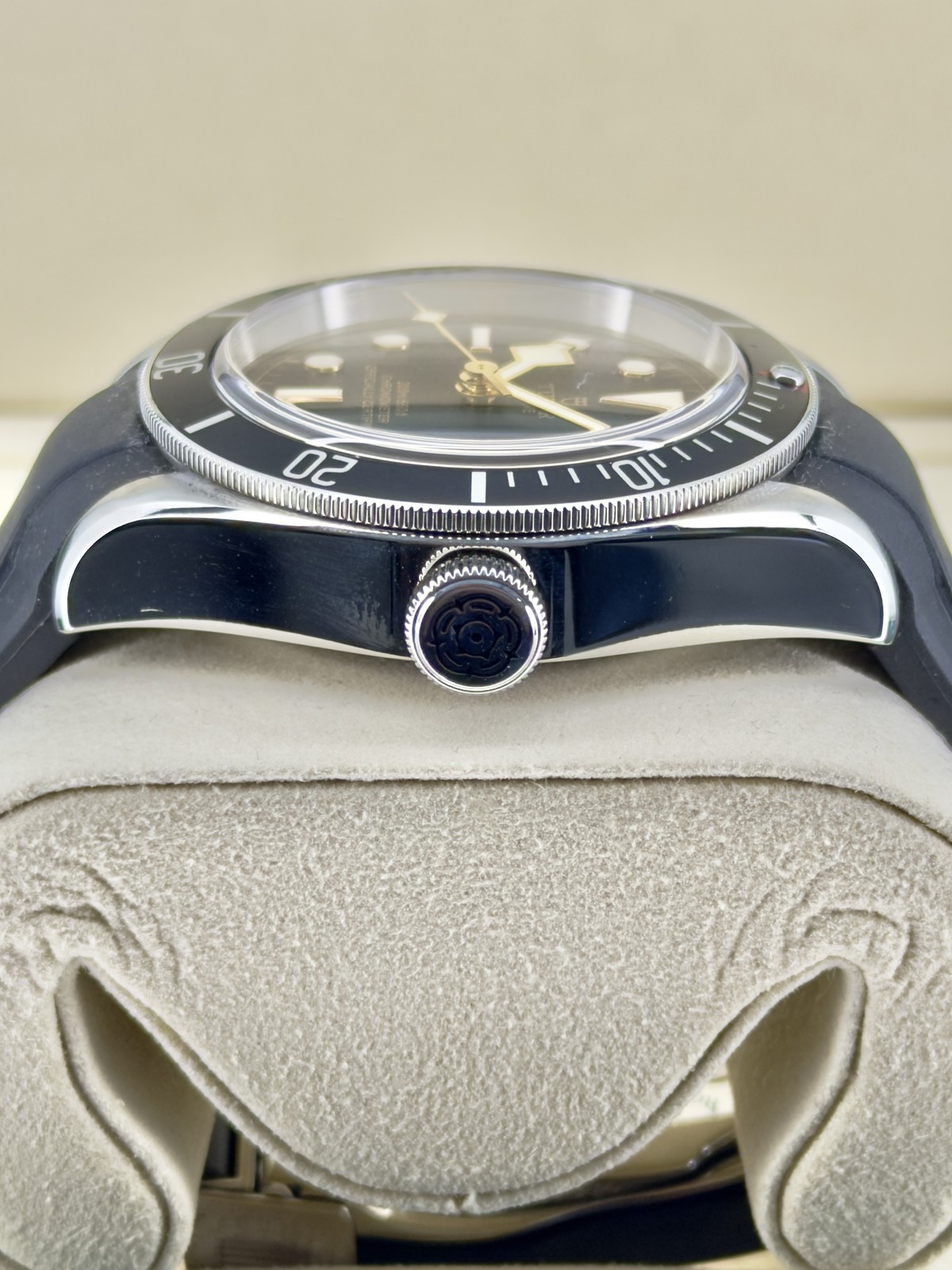 Tudor Black Bay Heritage Black Dial on Leather Strap M79230N-0008 Complete
