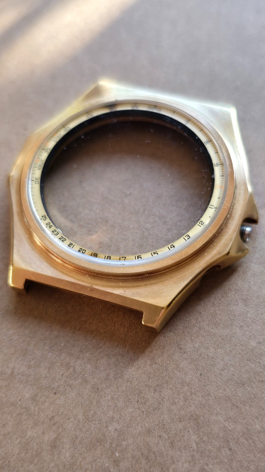 Ultra Rare Breitling Jupiter 3300 Gold Case & Glass – Spares!