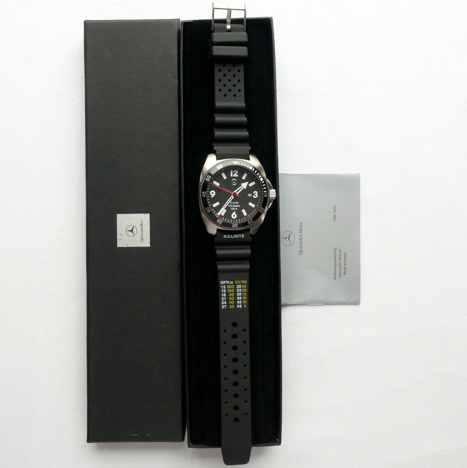 Mercedes Benz Motorsport Racing AMG DTM Pilot Aviator Sport Car Accessory Watch