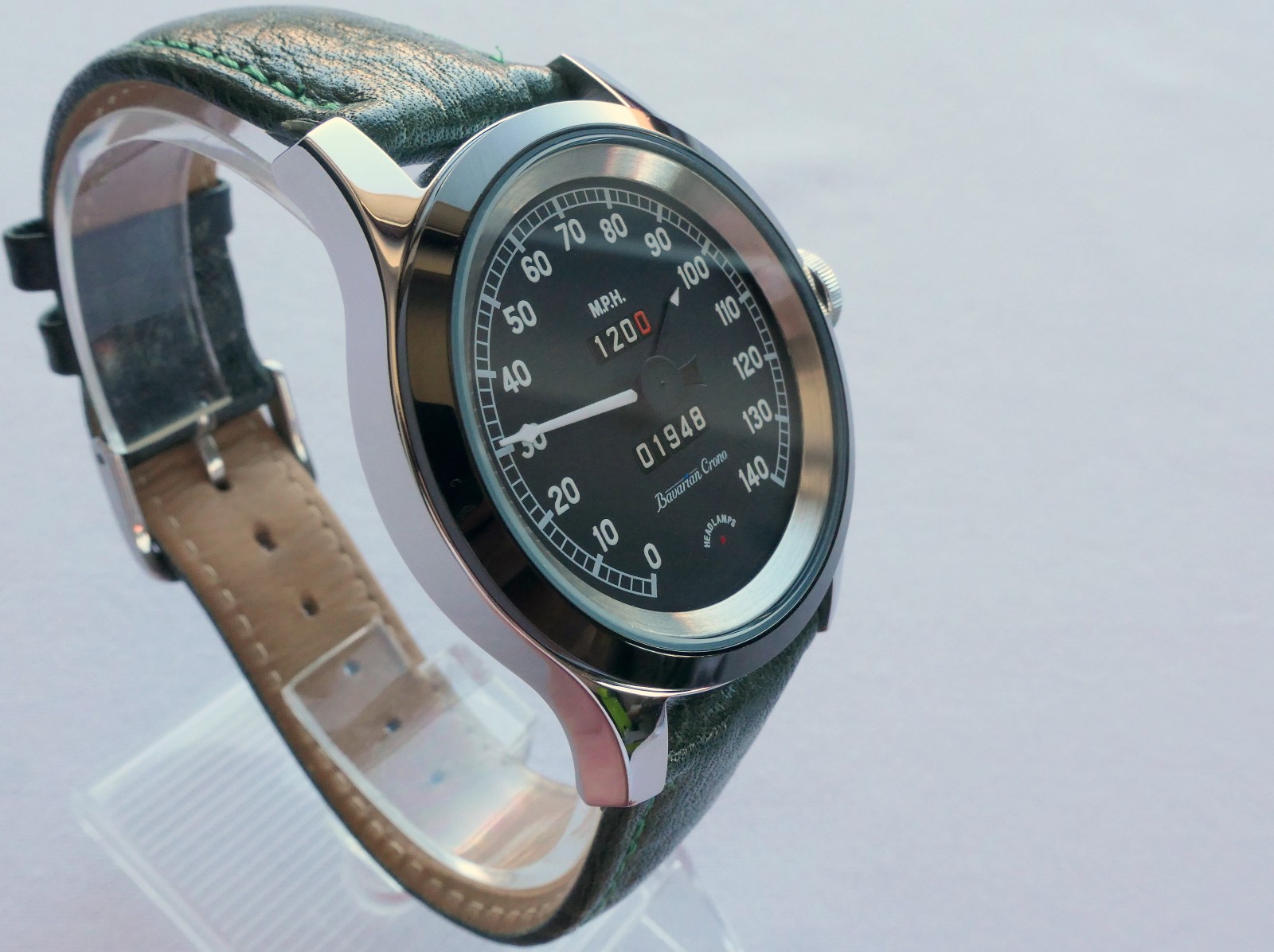 Jaguar XK120 XK 120 Classic British Sport Car Speedometer Accessory Swiss Watch