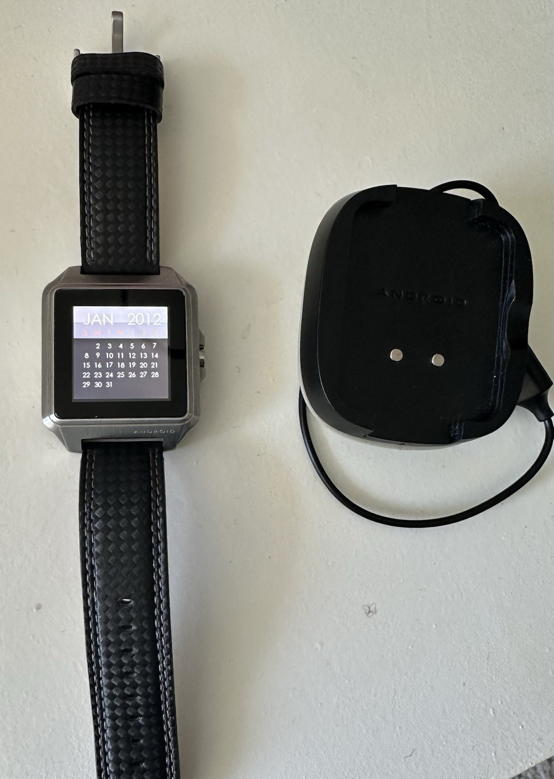 Android Galactopus Digital Touch Screen AD551 Leather Band Men’s Watch