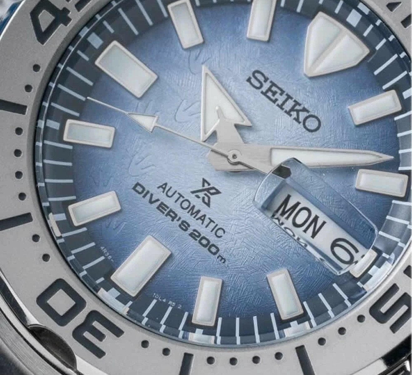 New! Genuine Seiko Prospex Limited Edition 200m Diver’s Watch Save the Ocean