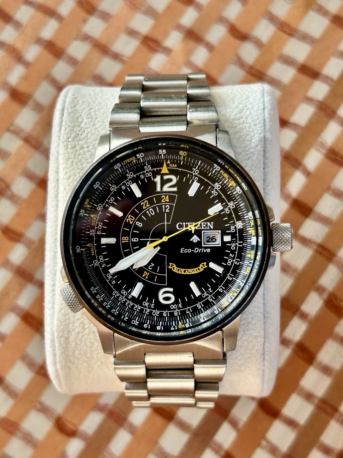 Citizen Promaster Nighthawk Blue Angels 42mm Eco-Drive Stainless Steel Watch