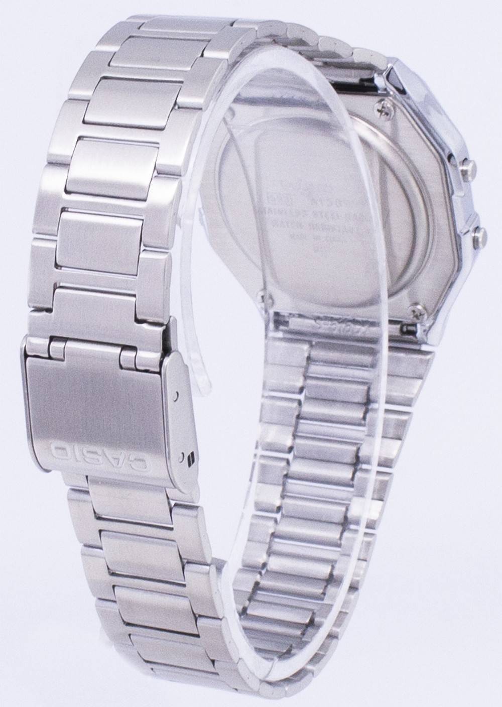 Casio Digital Stainless Steel Daily Alarm A158WA-1 Men’s Watch A158WA-1DF