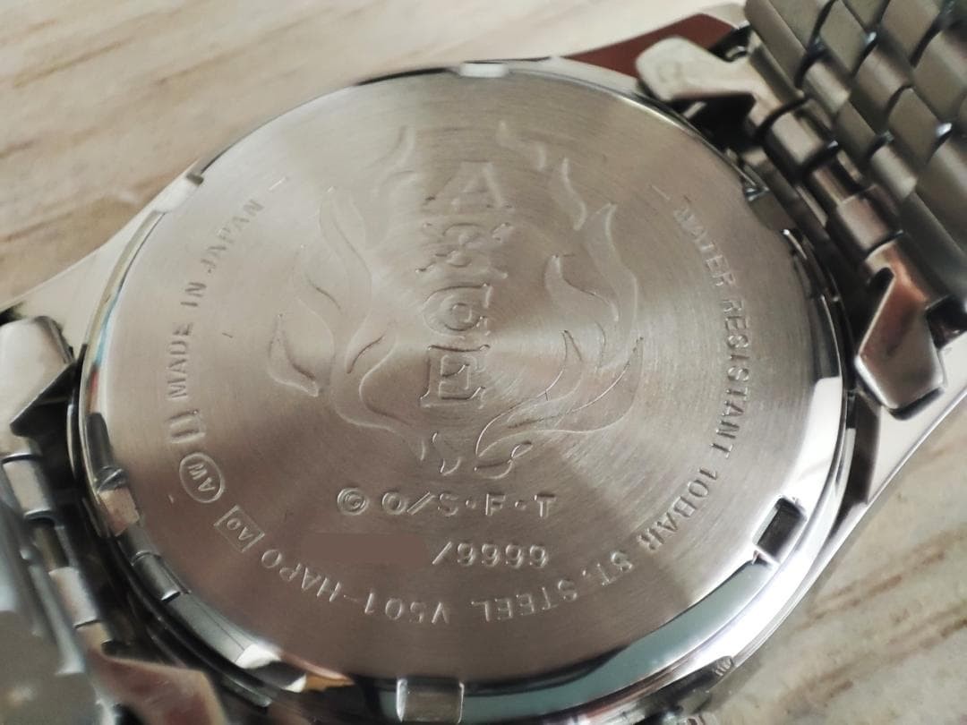 ［NEW］ONE PIECE Portgas D Ace Official Limited Watch SEIKO Collaboration Japan