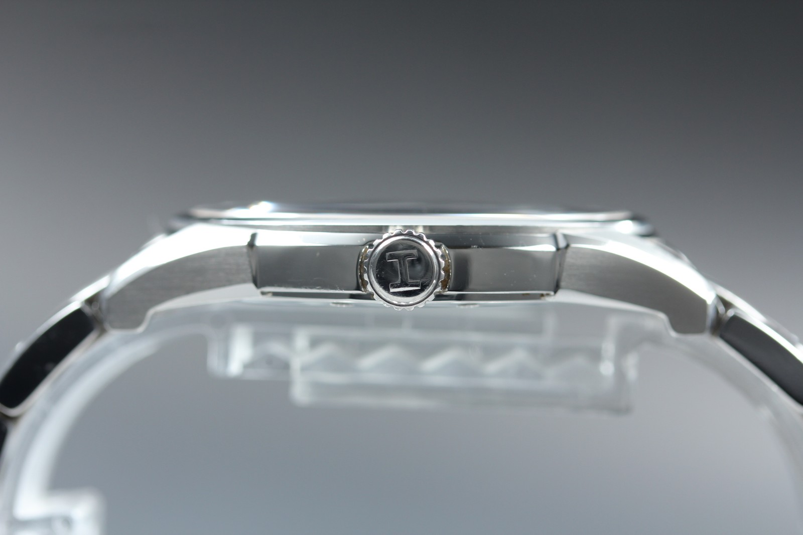 [Near MINT] HAMILTON Jazzmaster H384110 Small Second Gray Dial Quartz Mens Watch
