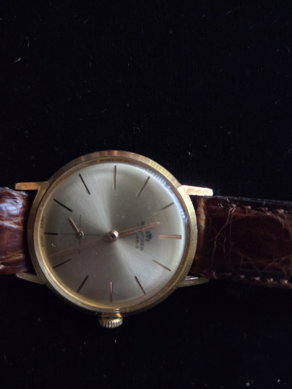 VINTAGE MEN’S WRIST WATCH BUCHERER MANUAL REF.50030 WATER PROOF SWISS1950’S