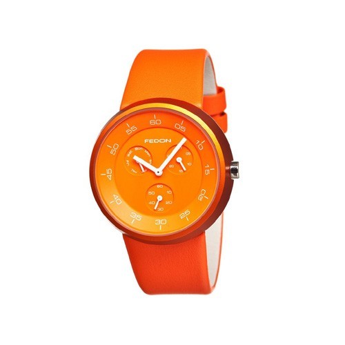 Watch Men’s Trapezium Multi-Function Aluminium or Leather Giorgio Fedon **New**