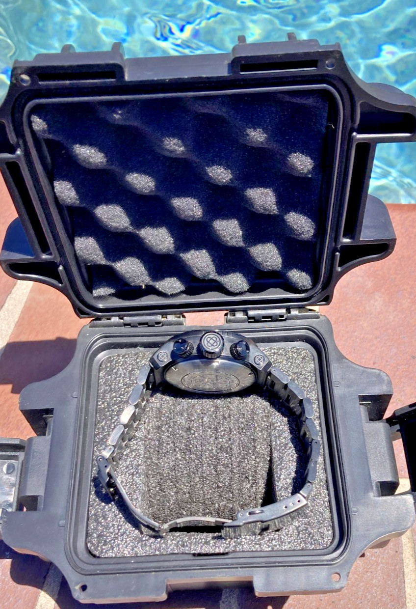 Deep Blue Juggernaut 1000 chronograph watch