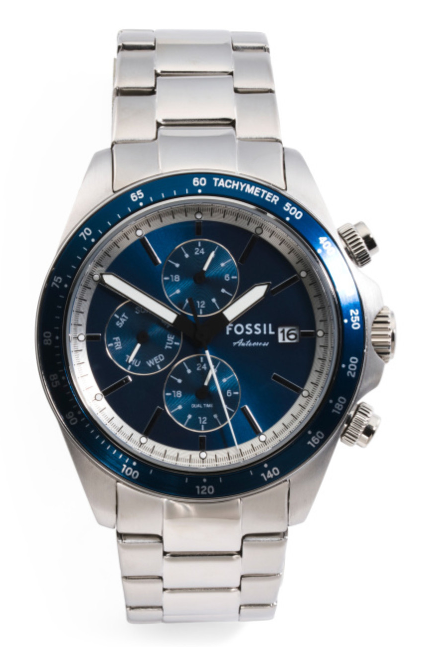 Fossil Autocross Sport Tourer Chronograph Quartz Blue Dial Men’s Watch BQ2869