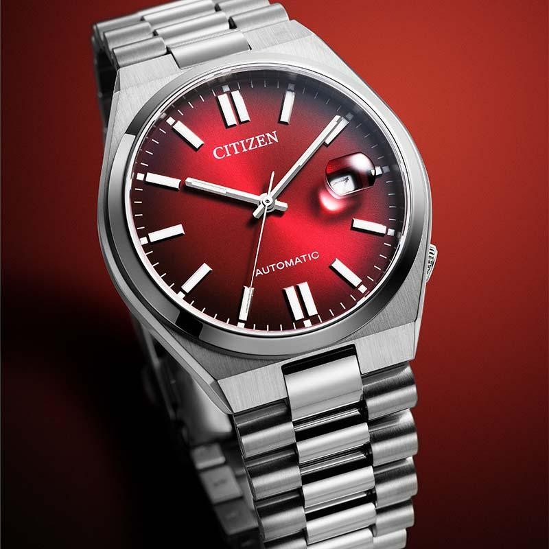 Citizen Tsuyosa NJ0150-56W Automatic Sapphire Red Dial Men’s Watch