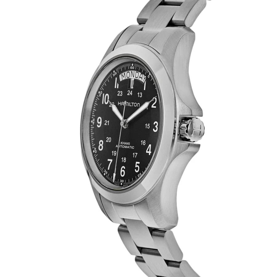 New Hamilton Khaki Field King Auto 40MM Day-Date Black Men’s Watch H64455133