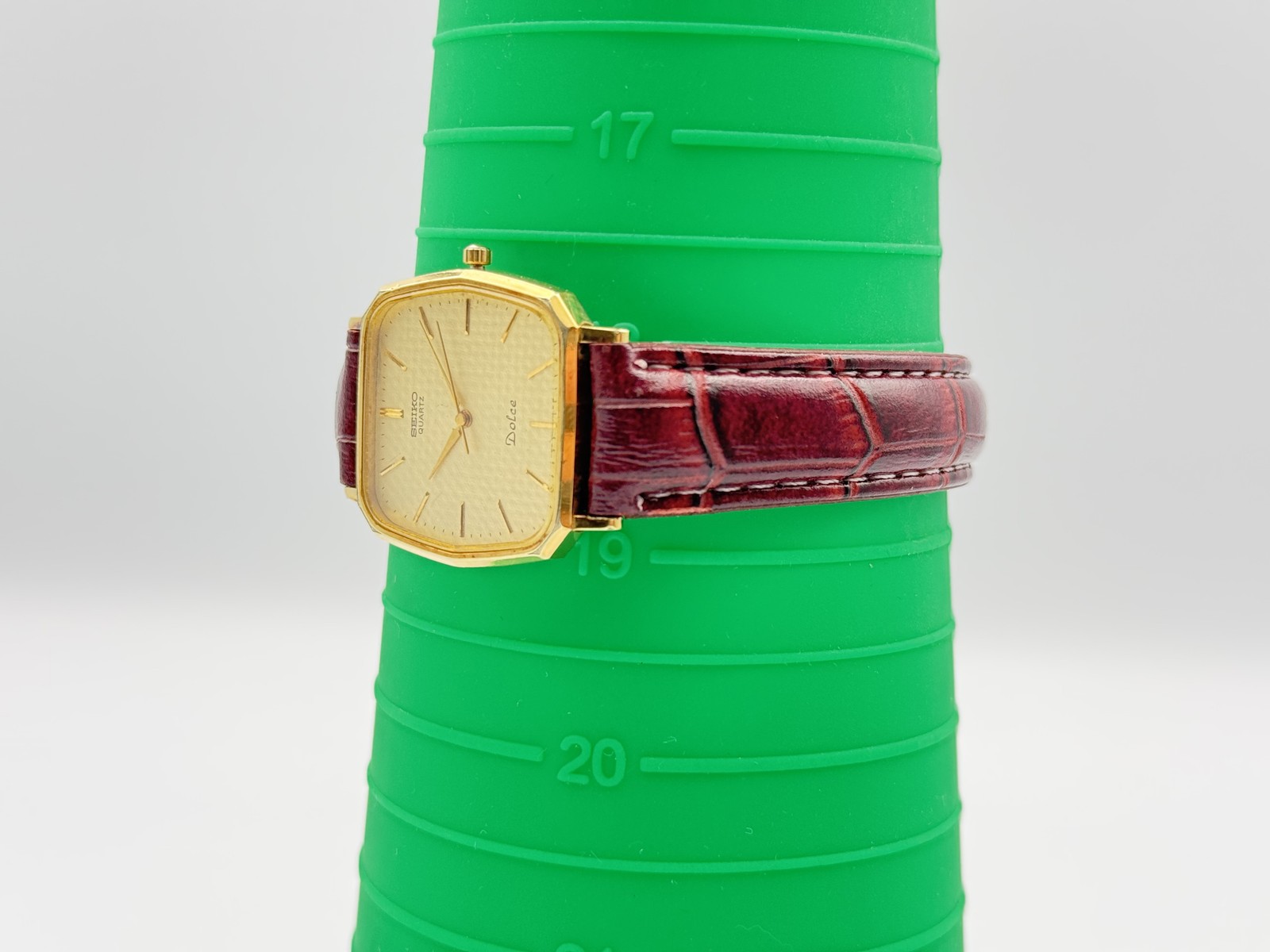 SEIKO Dolce 7731-5120 Gold Dial Quartz Men’s Dress Watch Japan Vintage #2