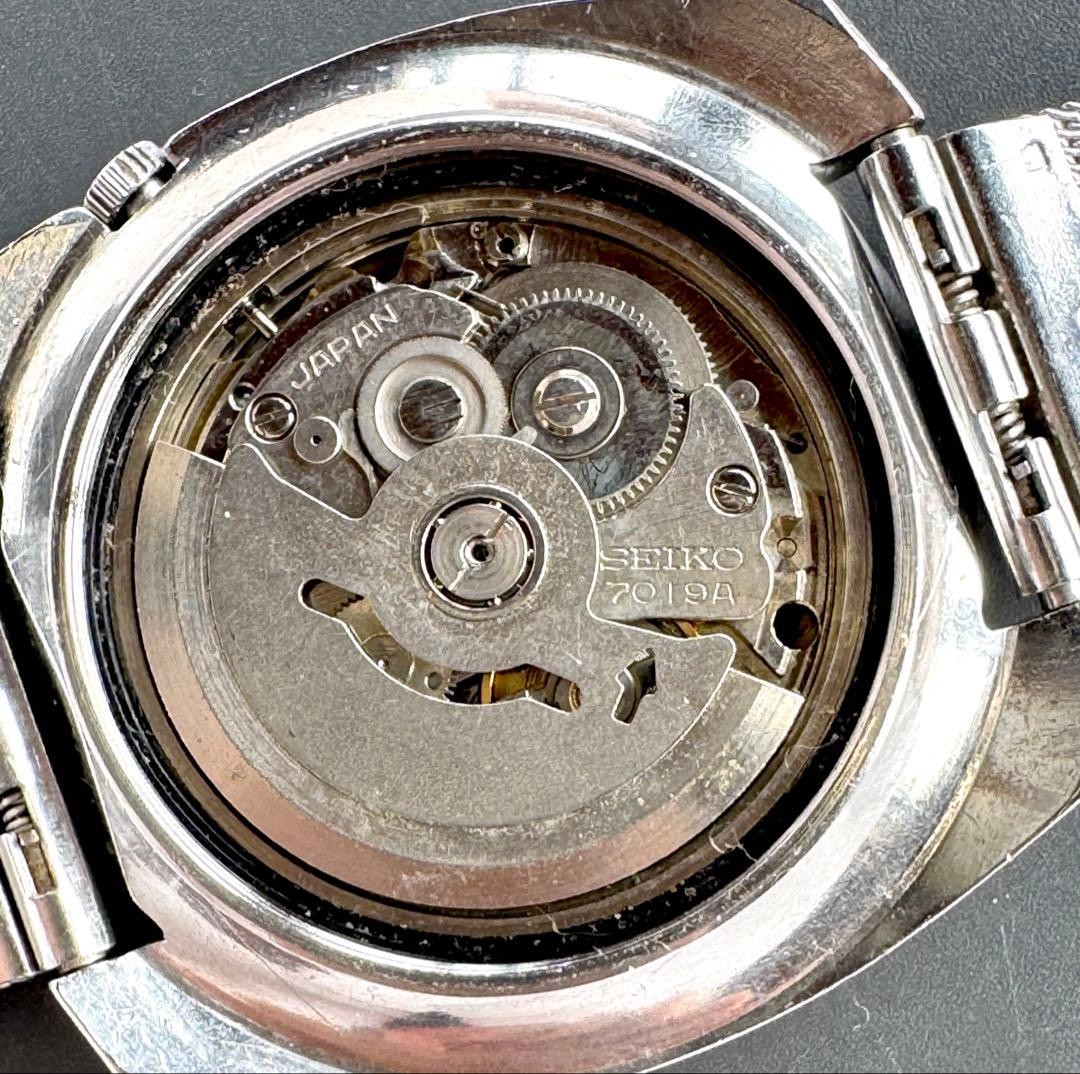 OH Completed Seiko 5 Sports Wide Bezel 7019 8020 21 Jewels Automatic