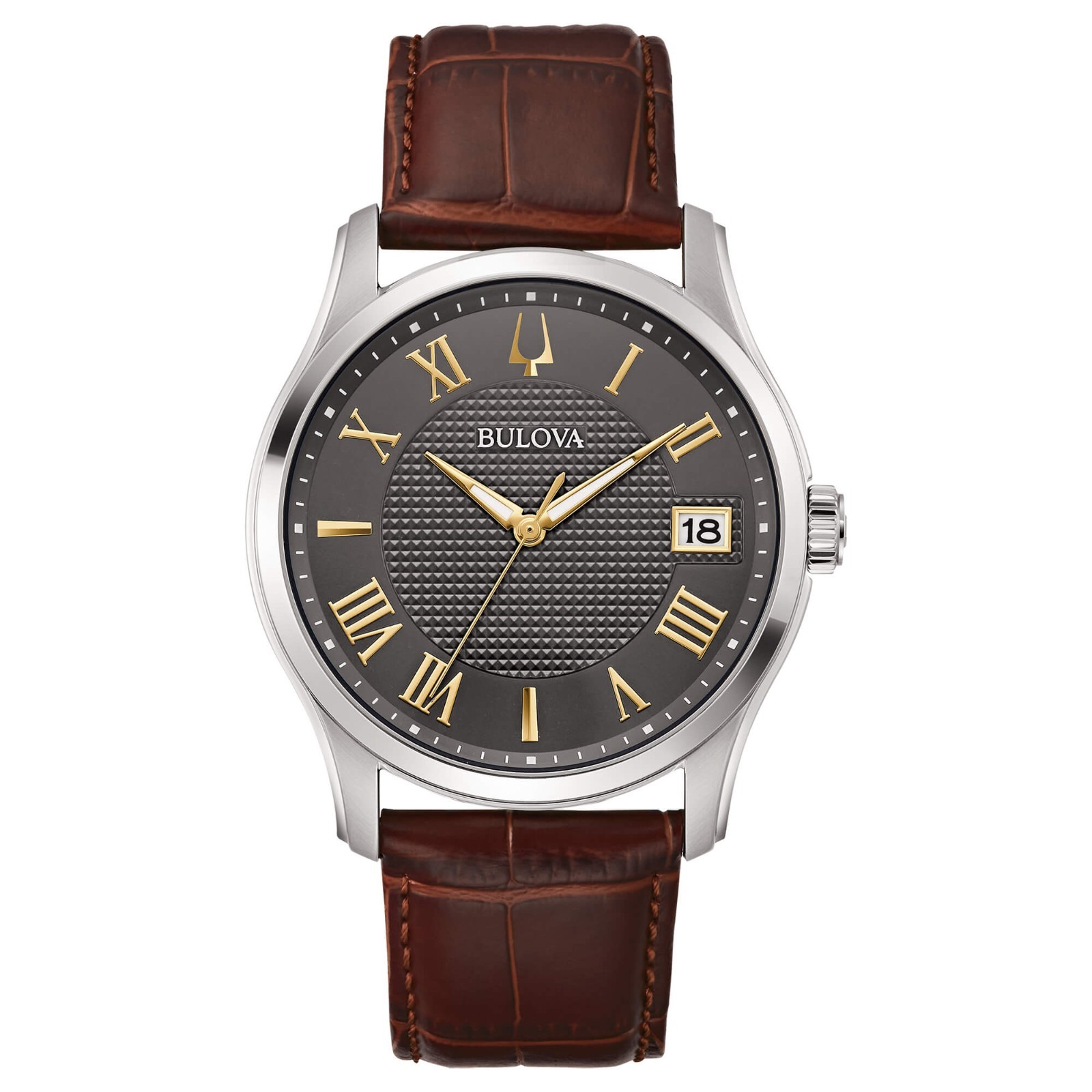 Bulova Wilton 96B389 Automatic Watch Black Dial