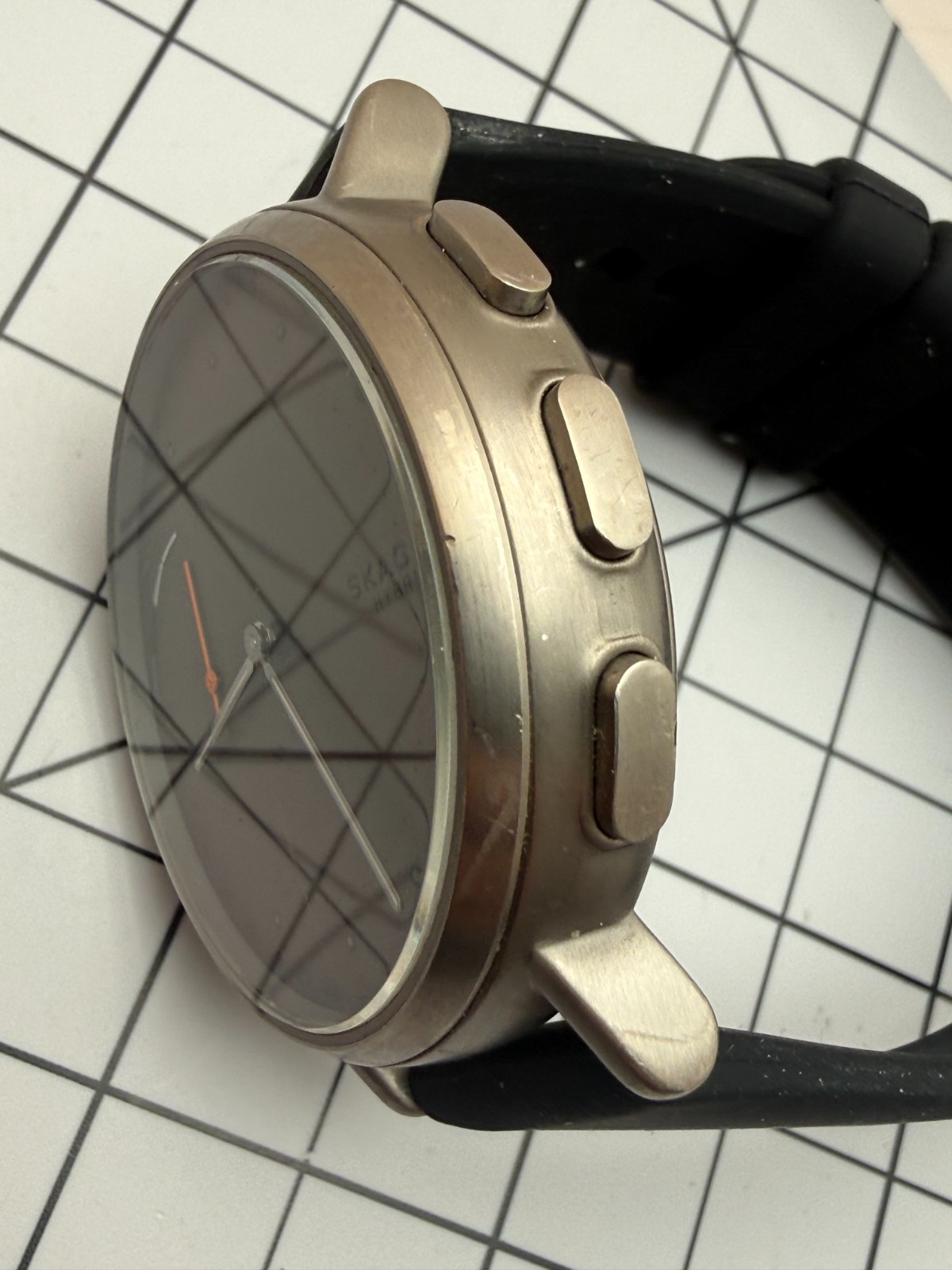 Skagen Signatur Connected Titanium Hybrid Smart Watch 45mm SKT1114 Gray Dial