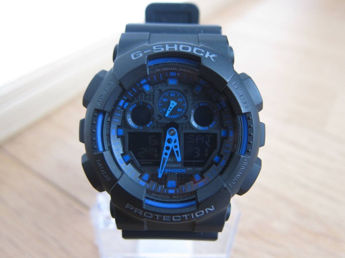 CASIO G-SHOCK GA-100-1A2JF [ANALOG-DIGITAL] Battery replaced and operation