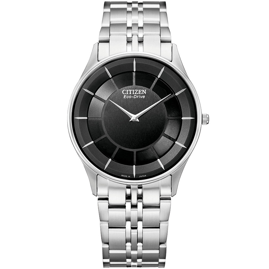 CITIZEN COLLECTION AR3010-65E Ultra Thin Eco-Drive Solar Watch Black Dial 36.2mm