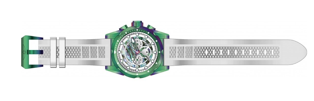 Invicta Speedway Rainbow Iridescent Men’s 50mm Abalone Dial Chrono Watch 41561