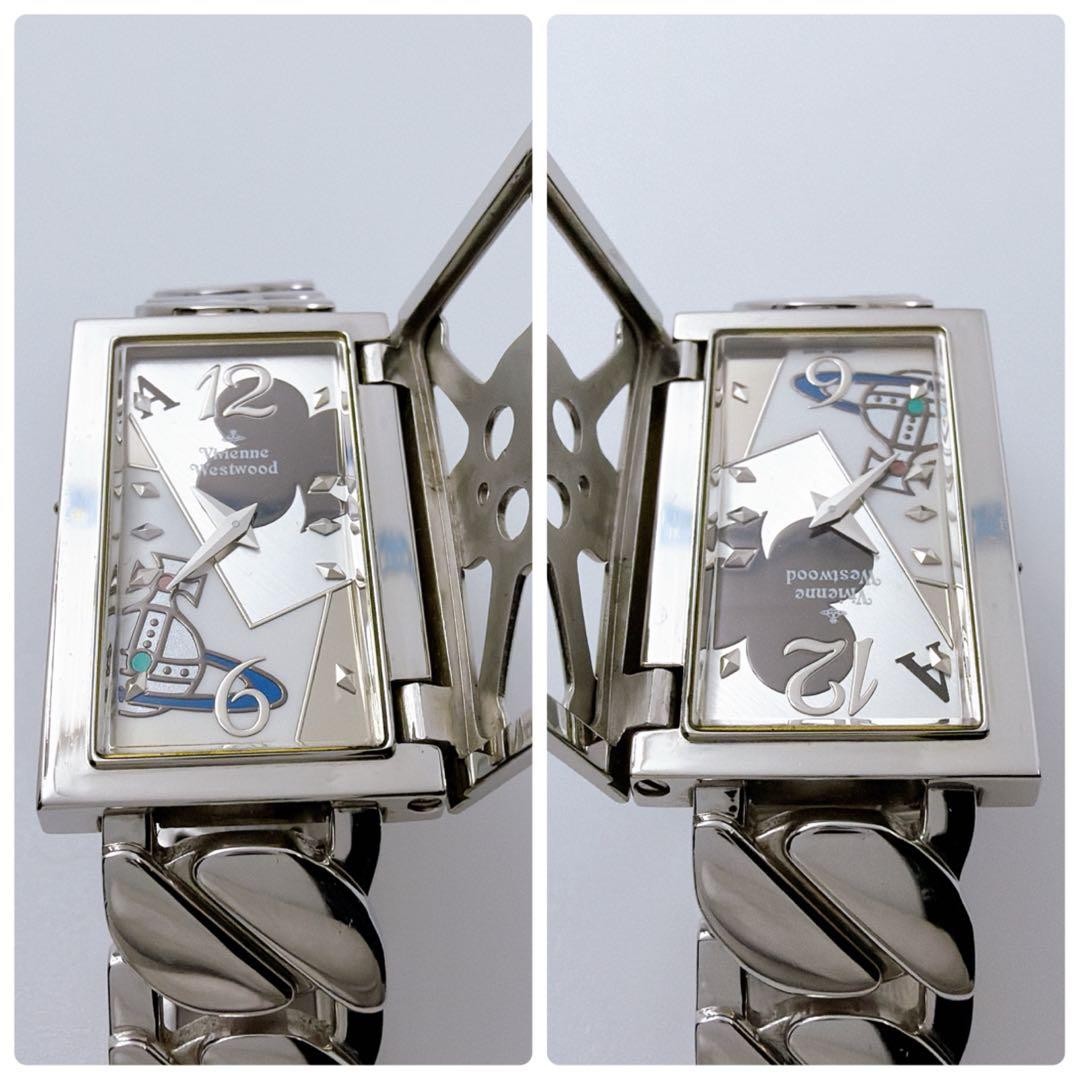 Working Rare Vivienne Westwood skull x trump orb wristwatch