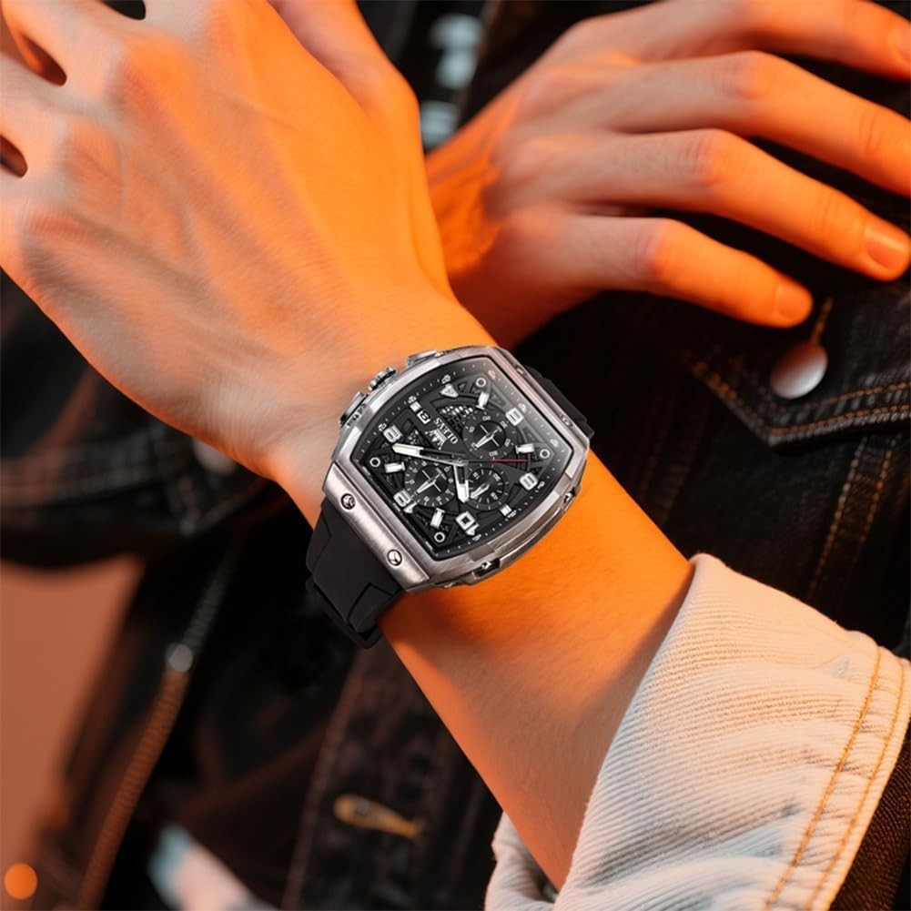 Luxury Men’s Chronograph Watch – Waterproof, Luminous & Stylish | Business Ready