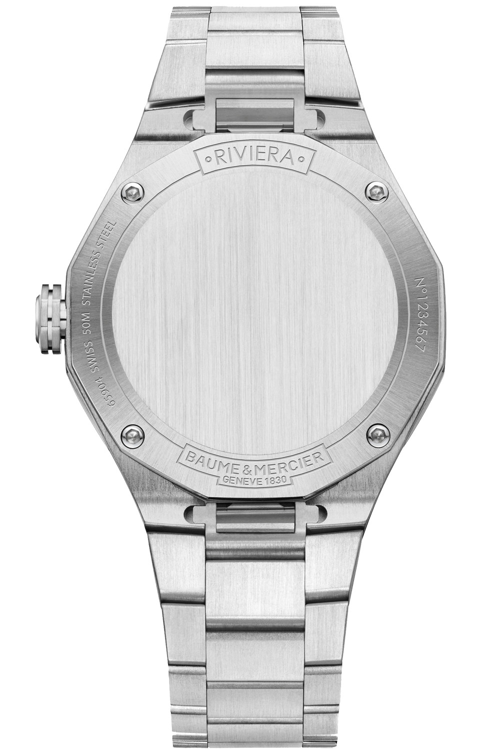 Baume & Mercier Riviera 36mm Quartz Blue Dial St. Steel Ladies Watch MOA10612