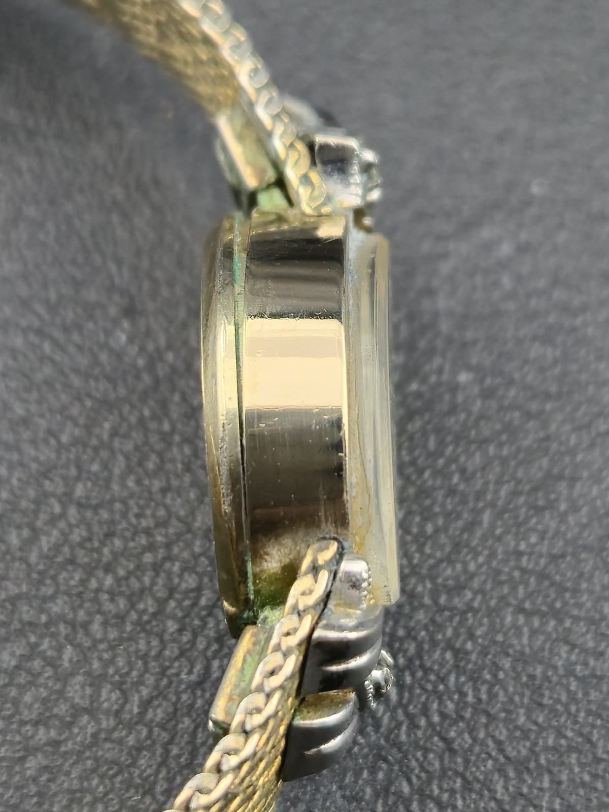 1969 Bulova 10K RGP 14mm Ladies 23J Watch Runs w/ Finesse GF Mesh Band