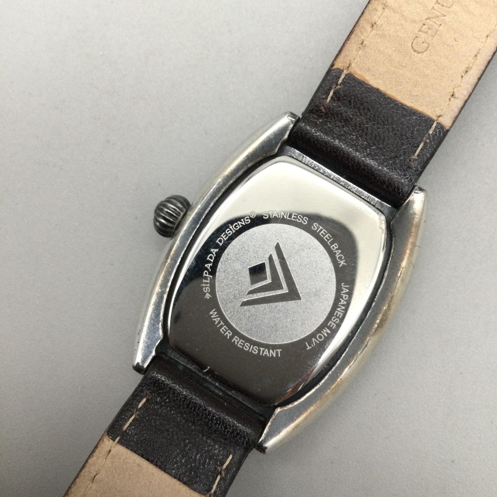 Silpada Designs Womens Watch 29mm Silver Tone Brown Leather Wrap New Battery