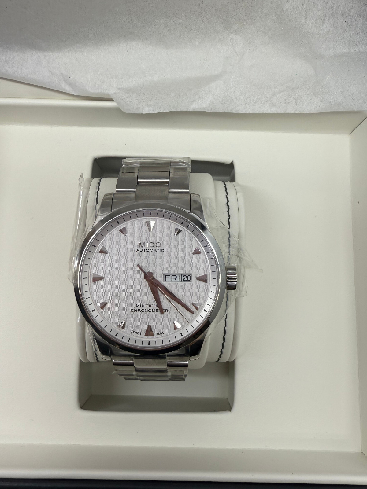 Mido Multifort Automatic Silver Dial Stainless Steel Men’s Watch M0054311103100