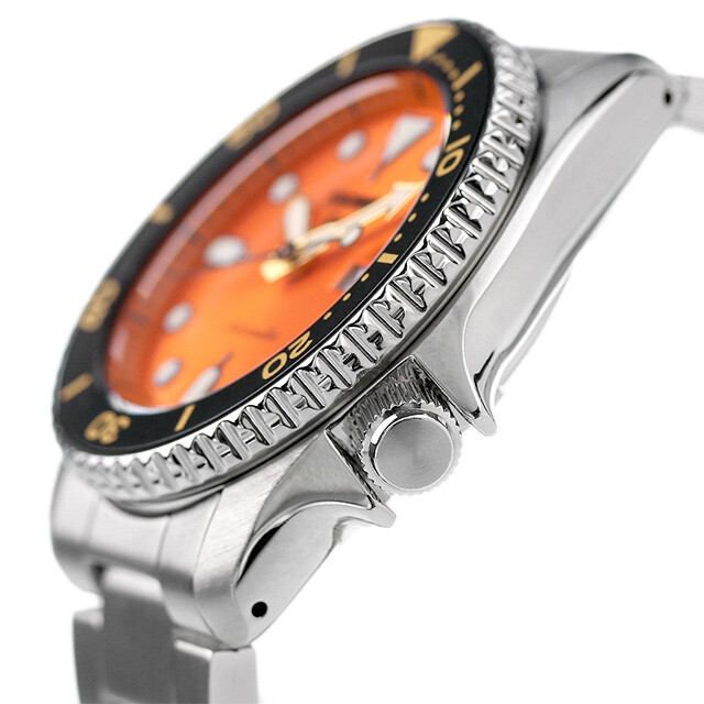 SEIKO 5 Sports SBSA231 SKX Sports Style Automatic Watch Orange Dial 38mm