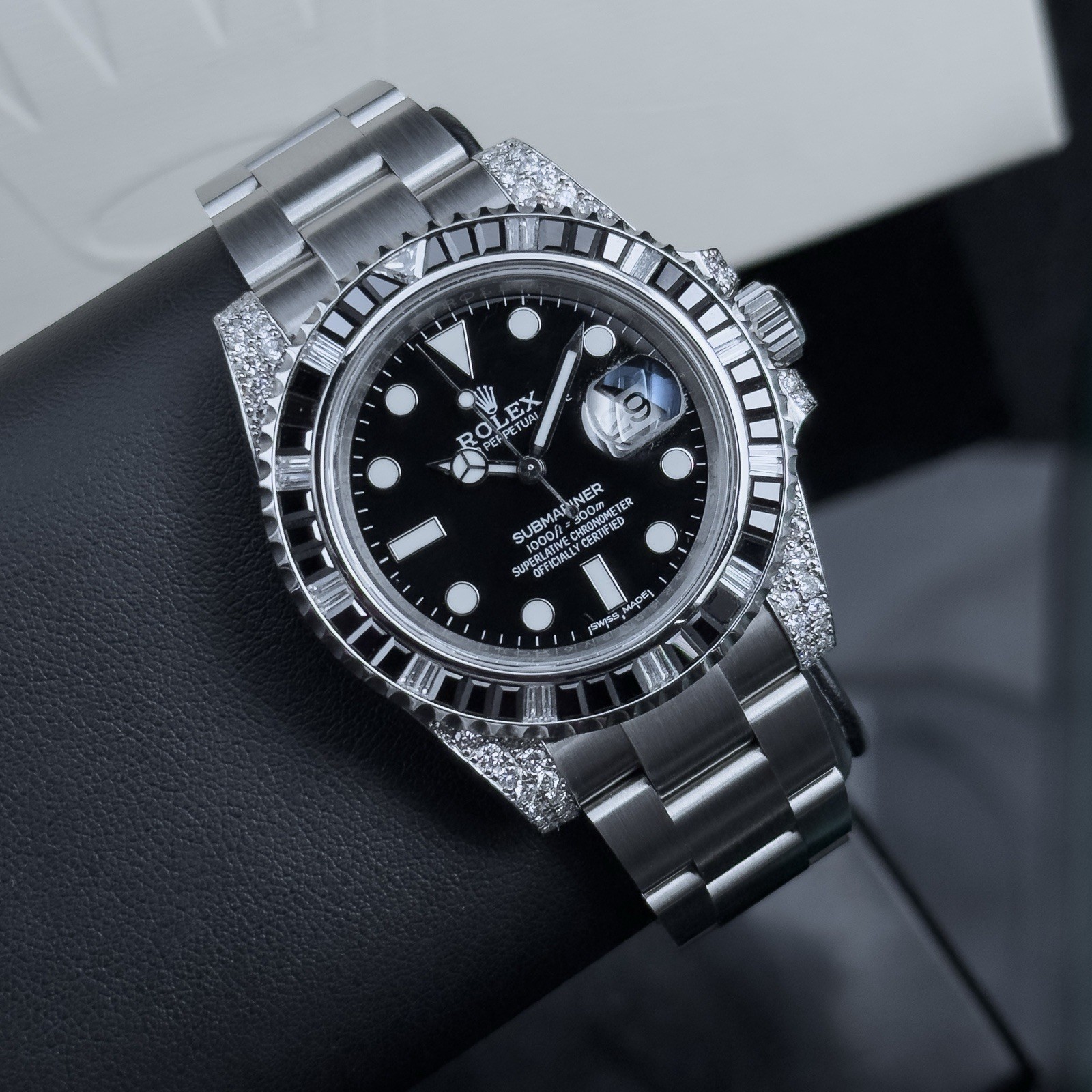 Rolex Submariner Date 40mm 116610LN Black Dial Stainless Steel Gem / Diamond Set