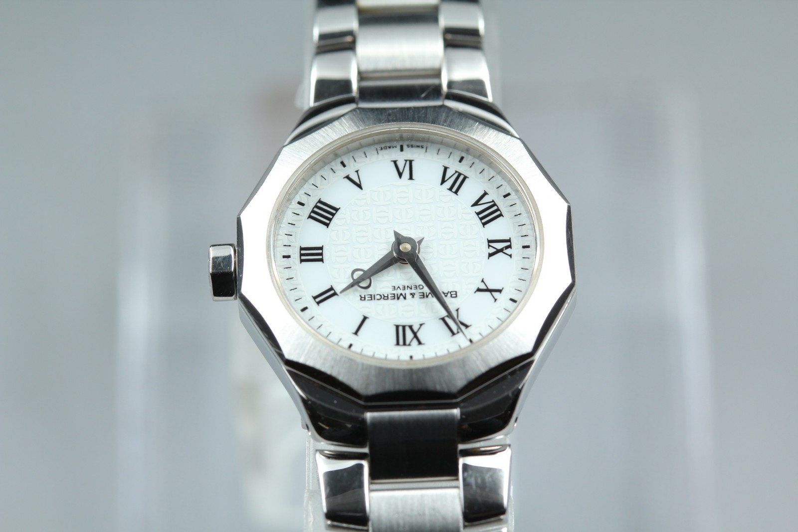 BAUME＆MERCIER Riviera 65505 Quartz White Dial Women’s Watch 22mm JAPAN Box